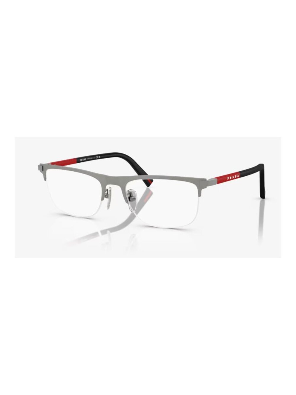 Prada Linea Rossa PS 50RV DHG1O1 55 matte brushed lead DHG1O1 Eyeglasses